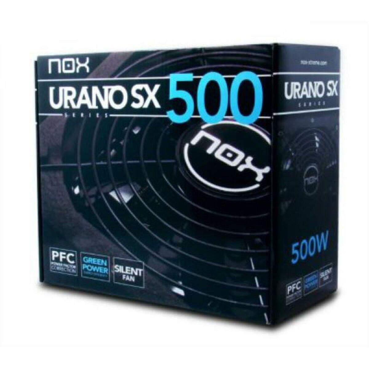 Fuente de Alimentación Nox Urano SX ATX 500 W CE & RoHS, FCC