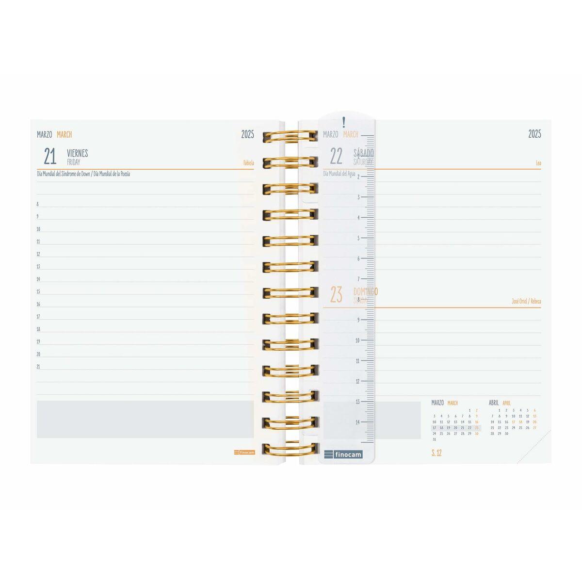 Agenda Finocam Tropic Multicolor 1/8 12 x 16,4 cm 2024-2025