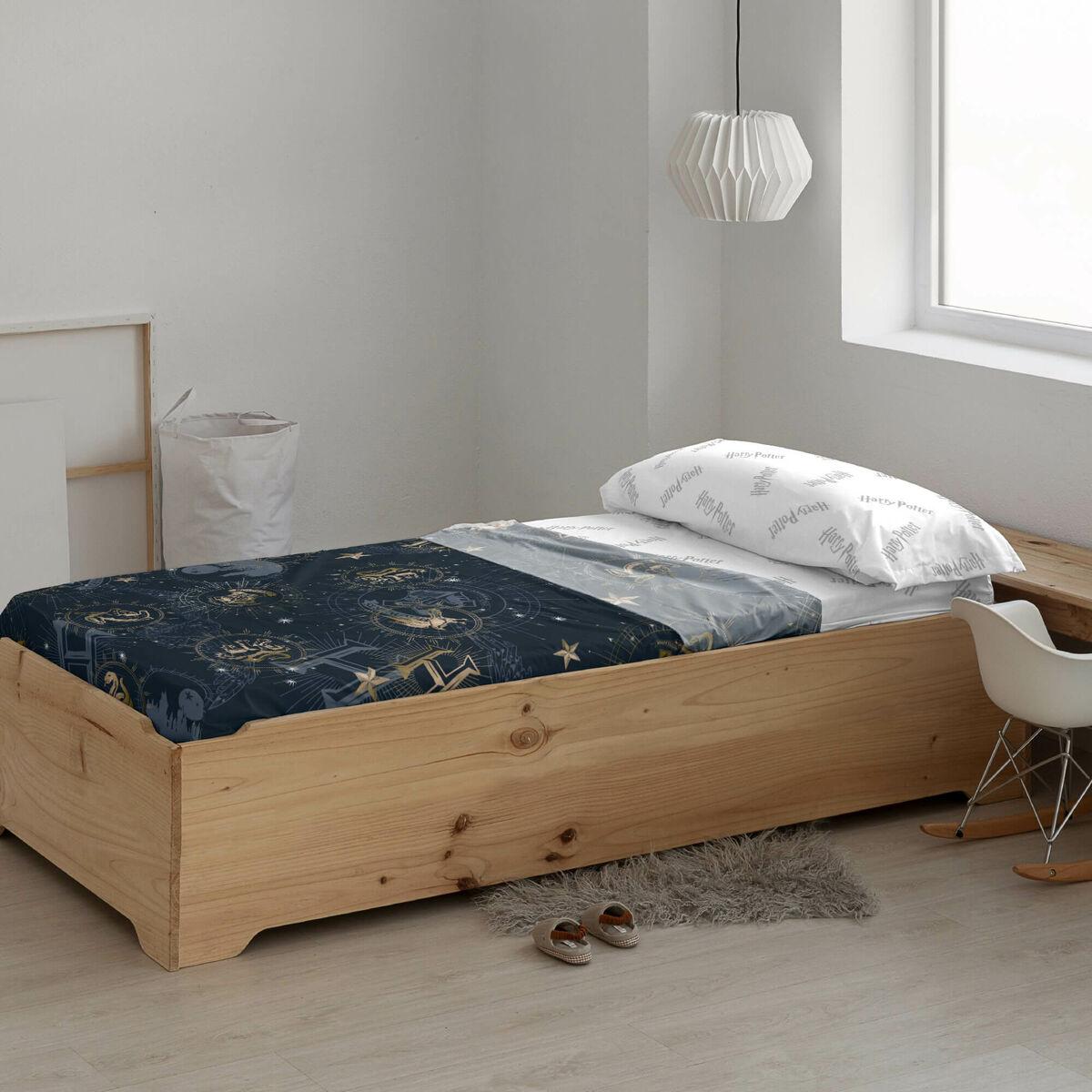 Juego de Sábanas Harry Potter HPotter Gold Multicolor Cama 150 cm