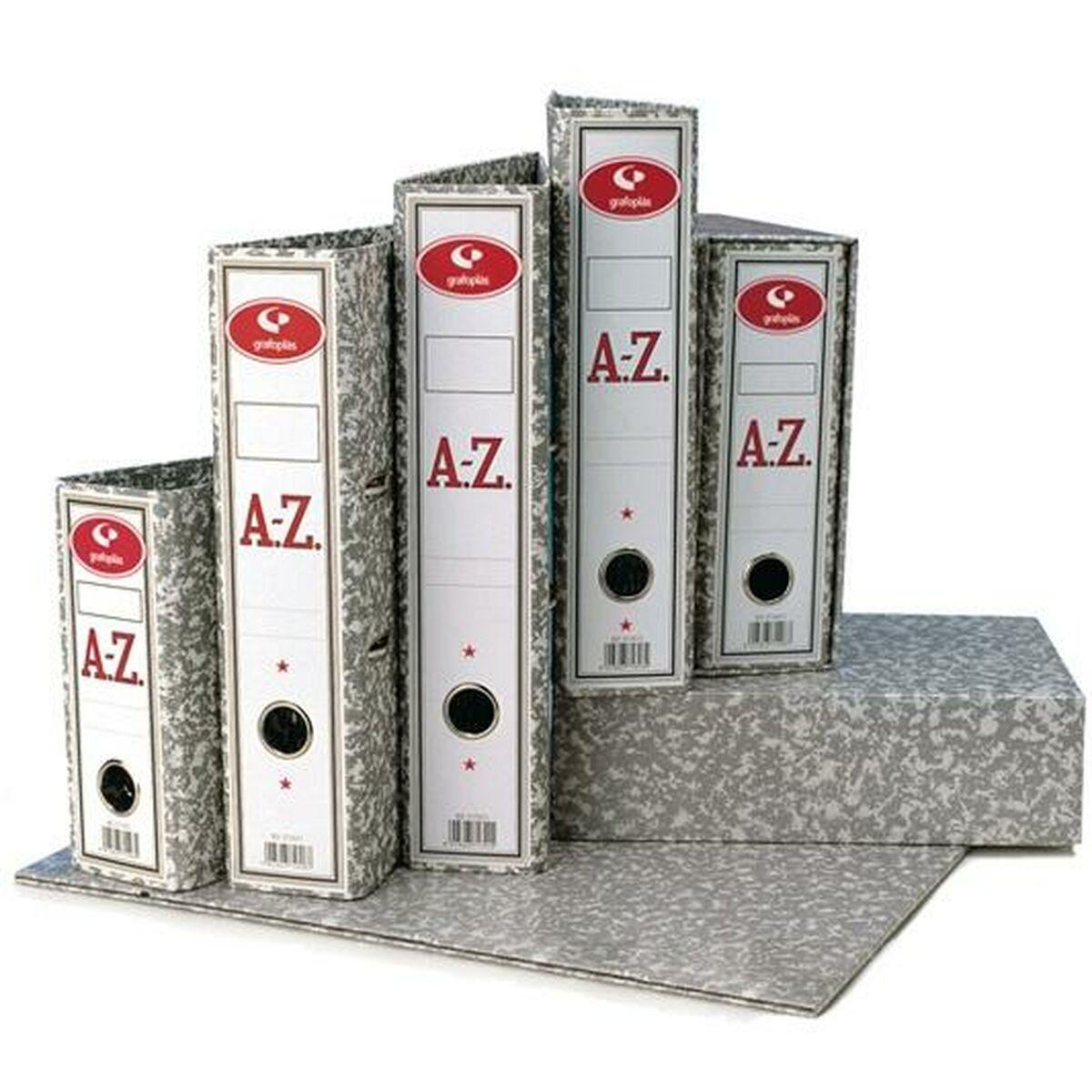 Archivador de Palanca Grafoplas Classic Gris A4 Din A4 (25 Unidades)