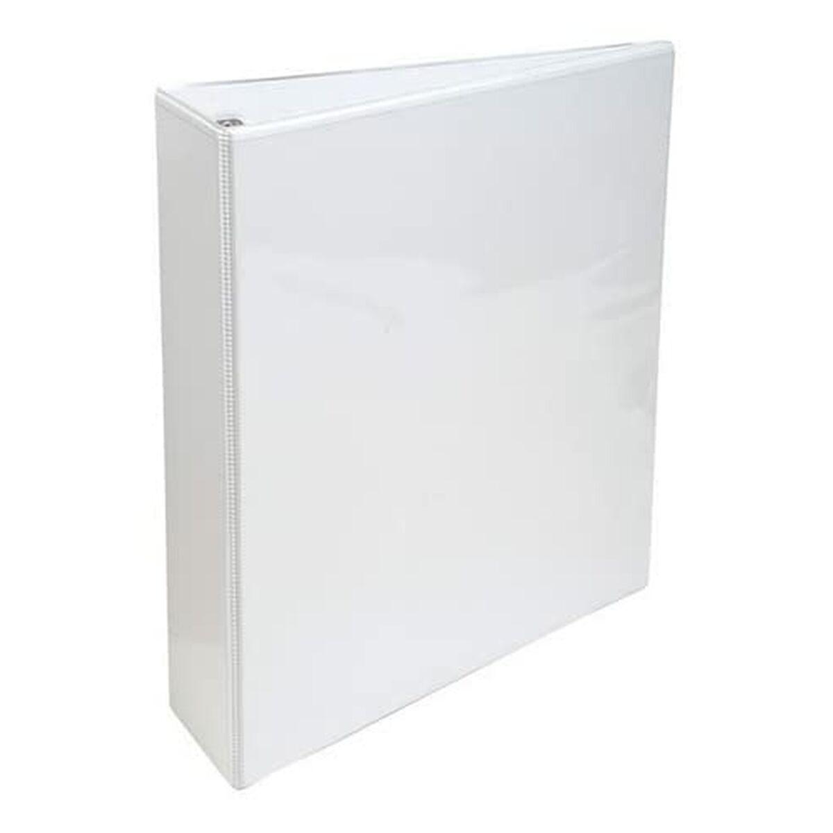 Carpeta de anillas Exacompta Blanco A4+ Personalizable (10 Unidades)