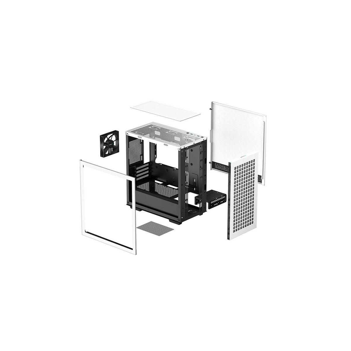 Caja Semitorre ATX DEEPCOOL R-CH370-WHNAM1-G-1 Blanco Negro