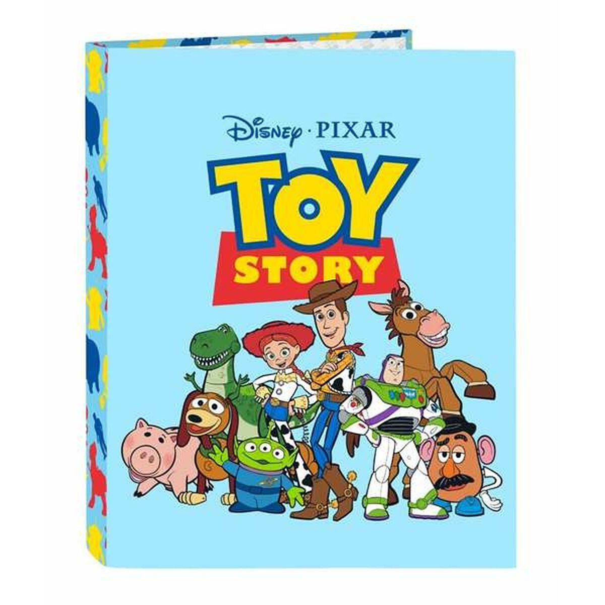 Carpeta de anillas Toy Story Ready To Play Azul claro 26,5 x 33 x 4 cm