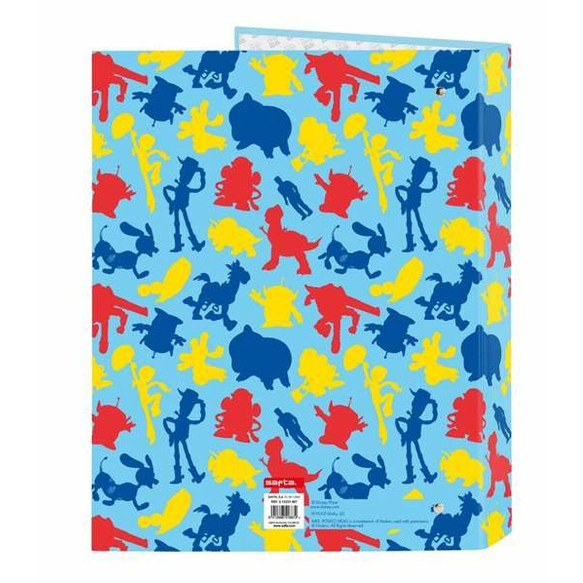 Carpeta de anillas Toy Story Ready To Play Azul claro 26,5 x 33 x 4 cm