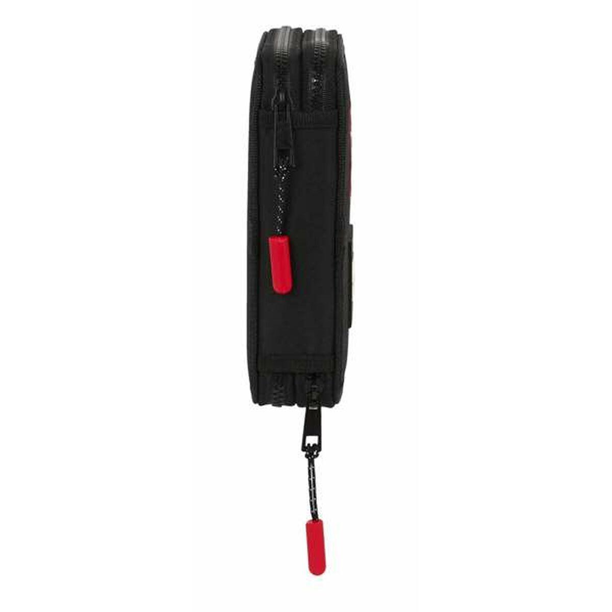 Plumier Doble Paul Frank Campers Negro 12,5 x 19,5 x 4 cm