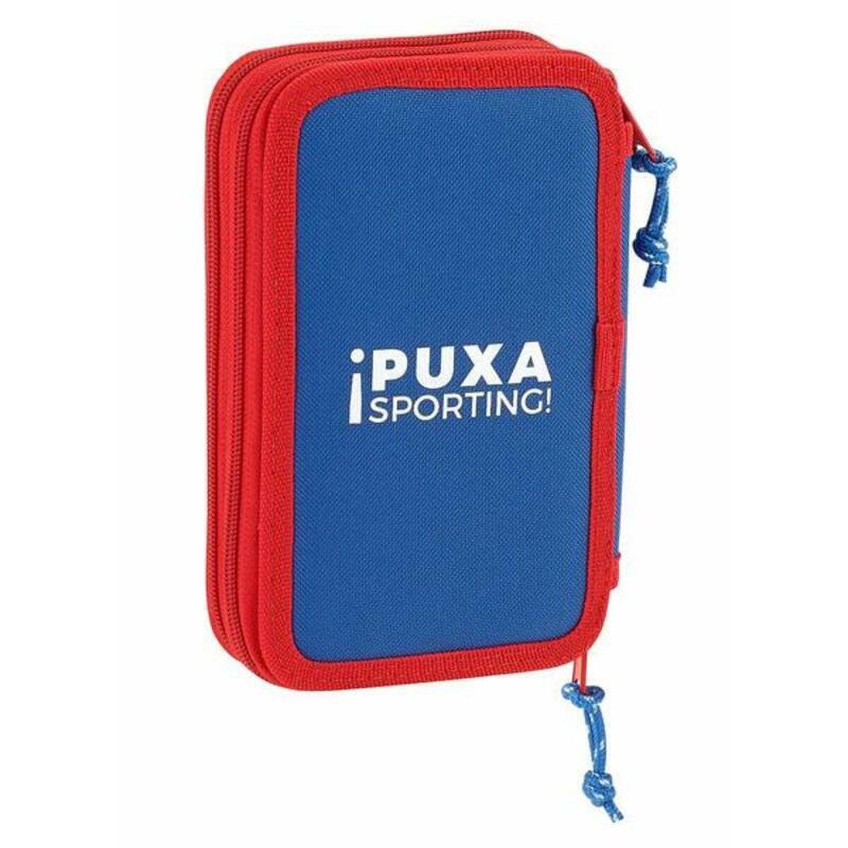 Plumier Doble Real Sporting de Gijón 12,5 x 19,5 x 4 cm