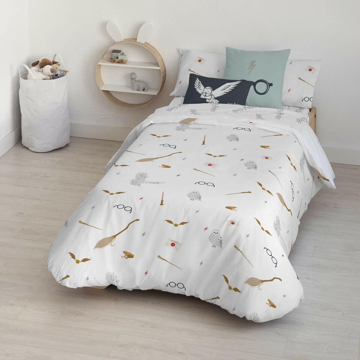 Harry Potter Funda Nordica Harry Potter Hogwarts Nordic Multicolor 155 x 220 cm Cama de 90