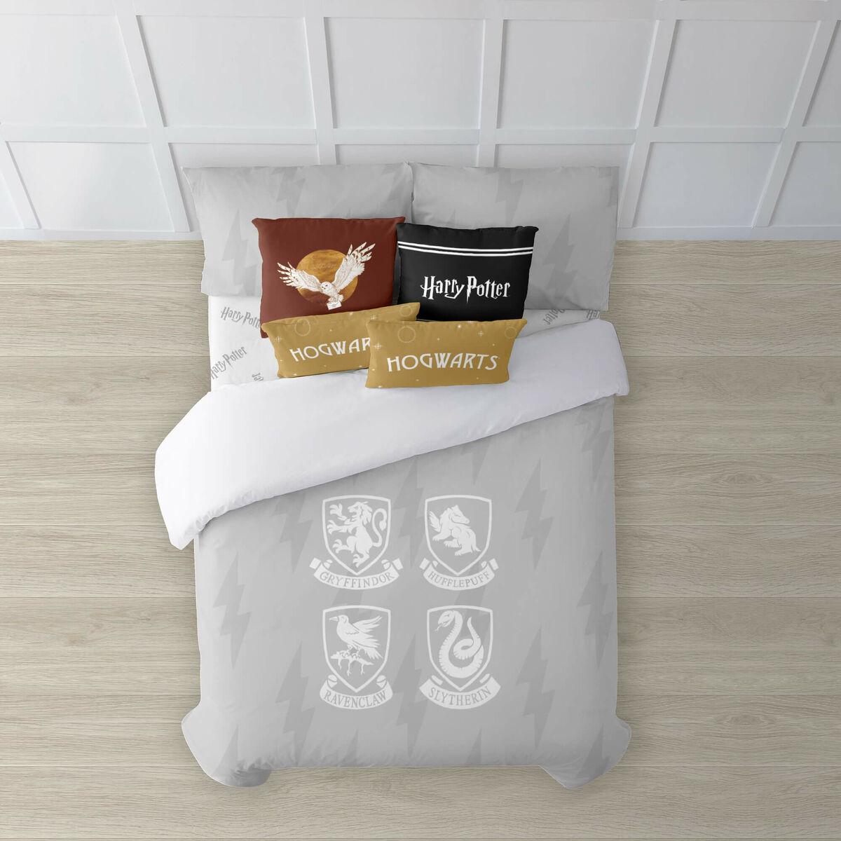 Funda Nórdica Harry Potter Hogwarts Shields Multicolor 240 x 220 cm Cama de 160