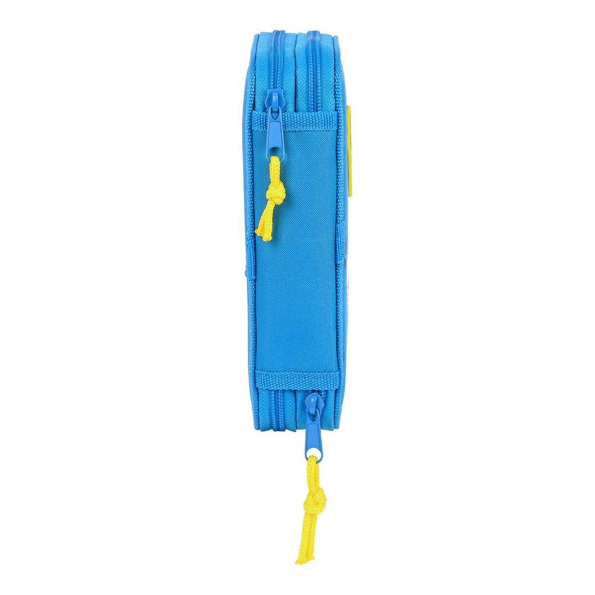 Plumier Doble El Hormiguero Azul 12,5 x 19,5 x 4 cm
