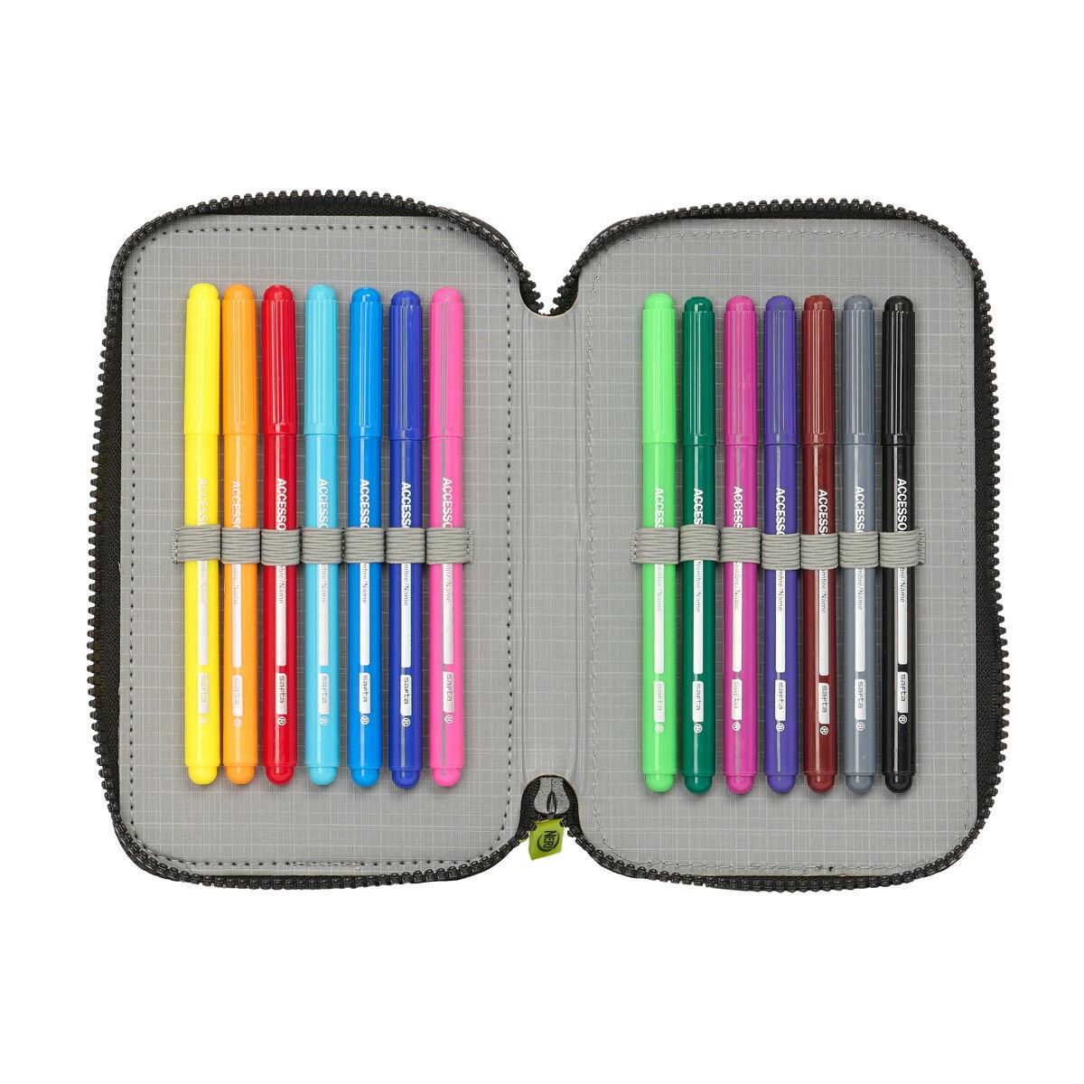 Plumier Doble Nerf Get Ready 12,5 x 19,5 x 4 cm
