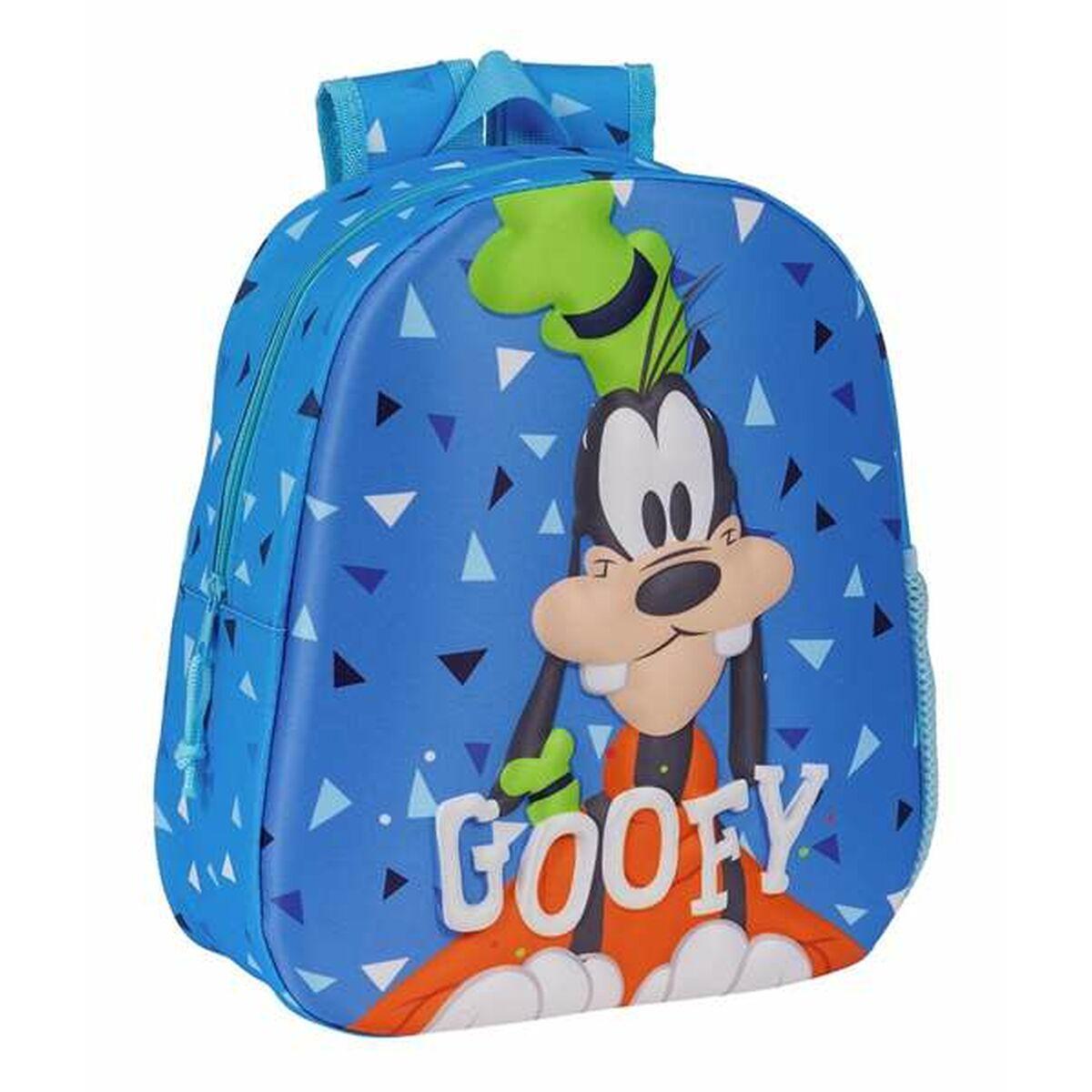 Mochila Escolar 3D Disney Goofy 27 x 33 x 10 cm