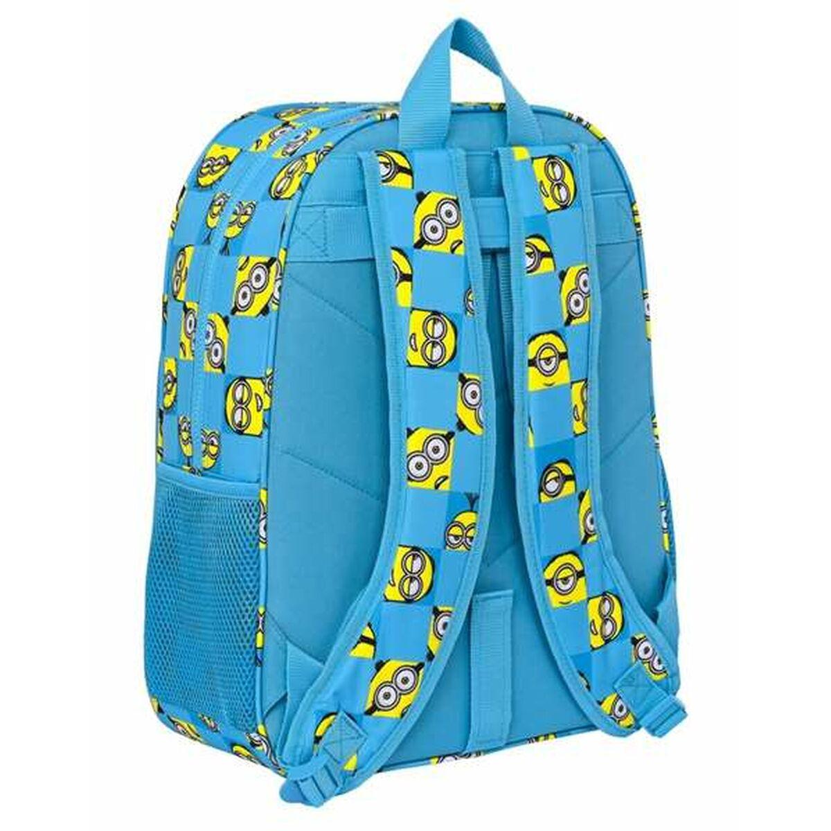 Mochila Escolar Minions Minionstatic Azul
