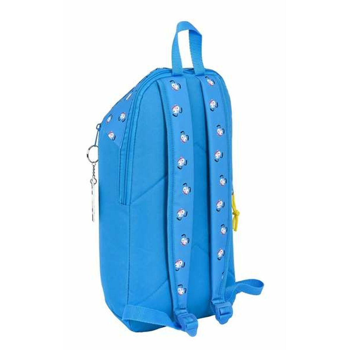Mochila Infantil El Hormiguero Azul 22 x 39 x 10 cm