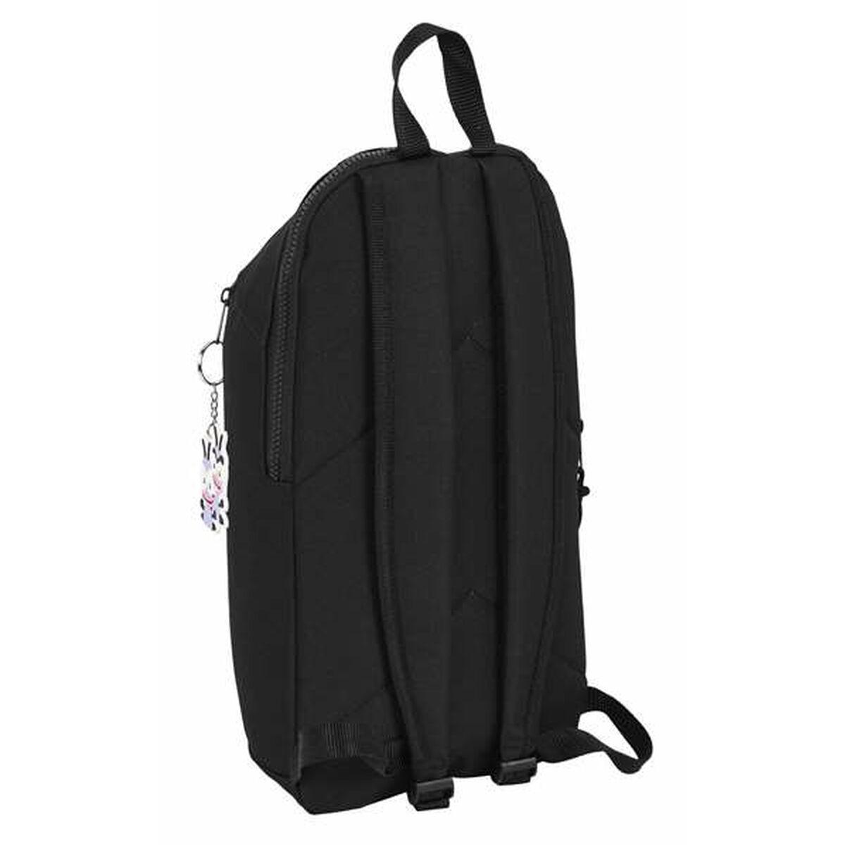 Mochila Infantil El Hormiguero Teen Negro 22 x 39 x 10 cm