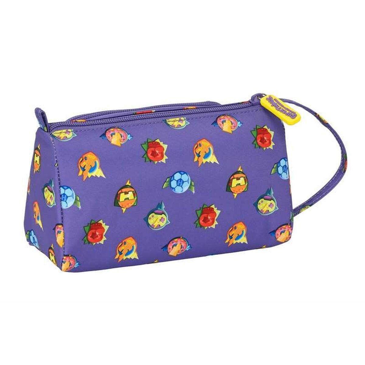Portatodo SuperThings Guardians of Kazoom Amarillo Morado 20 x 11 x 8,5 cm