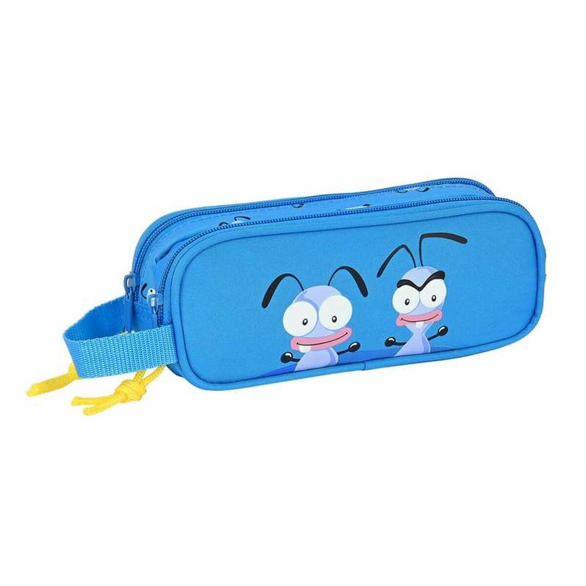 Portatodo Doble El Hormiguero Azul 21 x 8 x 6 cm