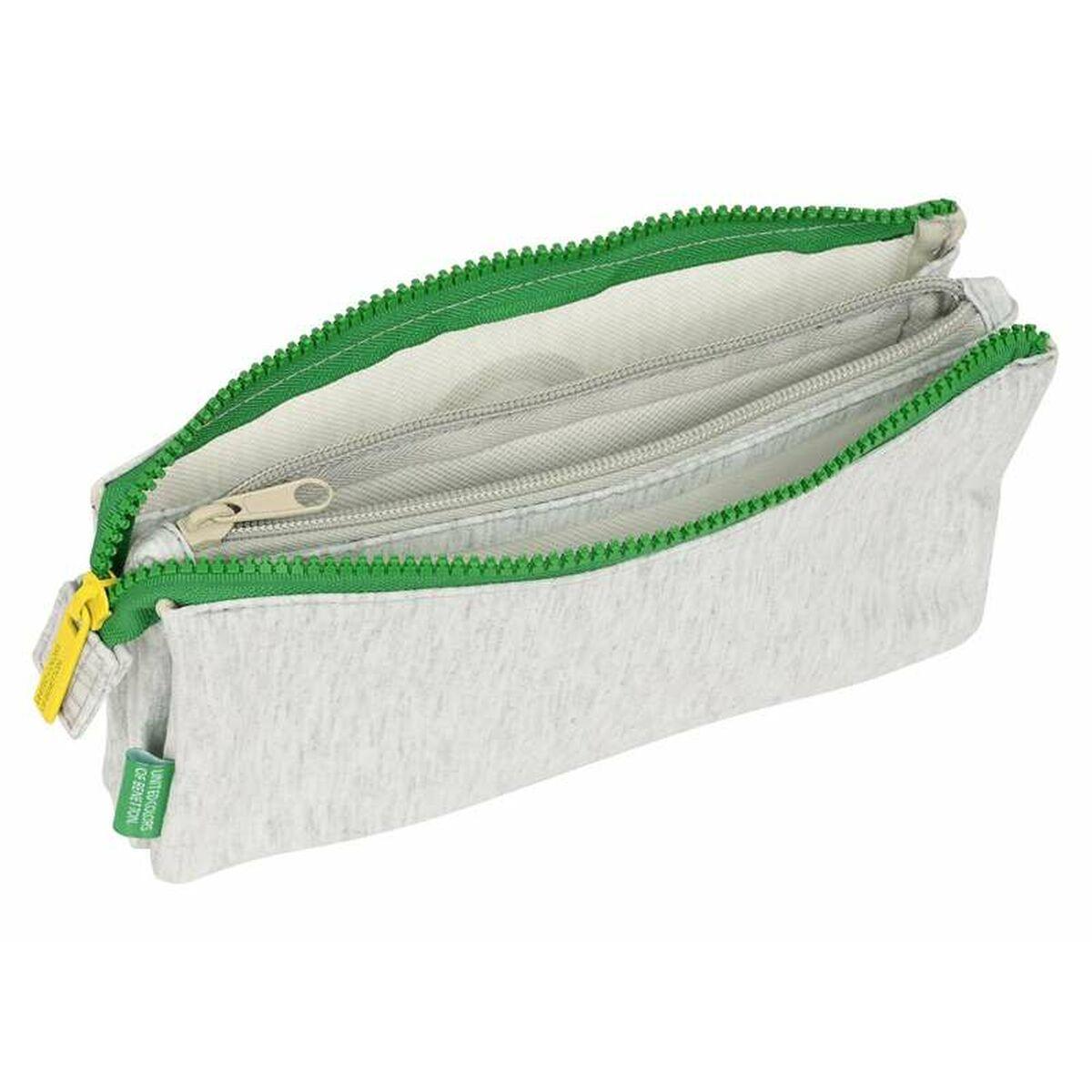 Portatodo Triple Benetton Pop Gris 22 x 12 x 3 cm