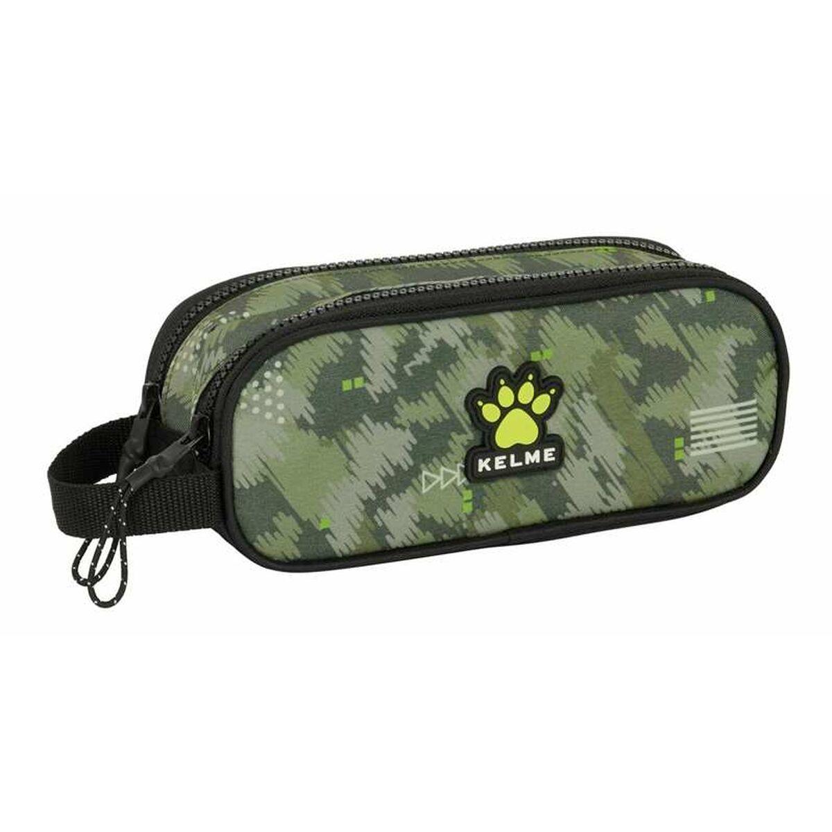 Portatodo Doble Kelme Travel Verde 21 x 8 x 6 cm