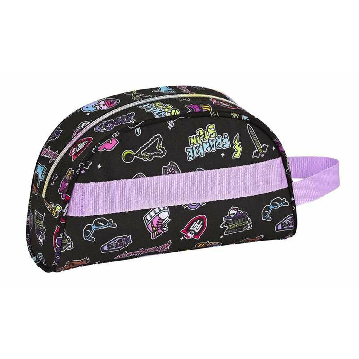 Neceser de Viaje Monster High Creep Negro 26 x 16 x 9 cm