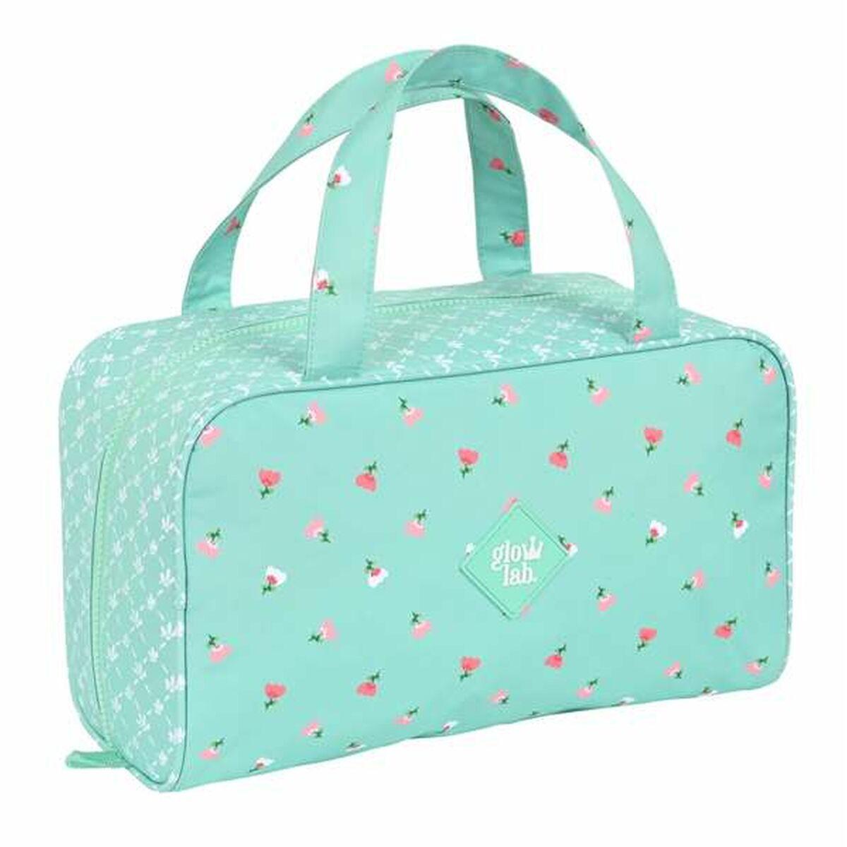Neceser Escolar Glow Lab Pepa Verde Multicolor 31 x 14 x 19 cm