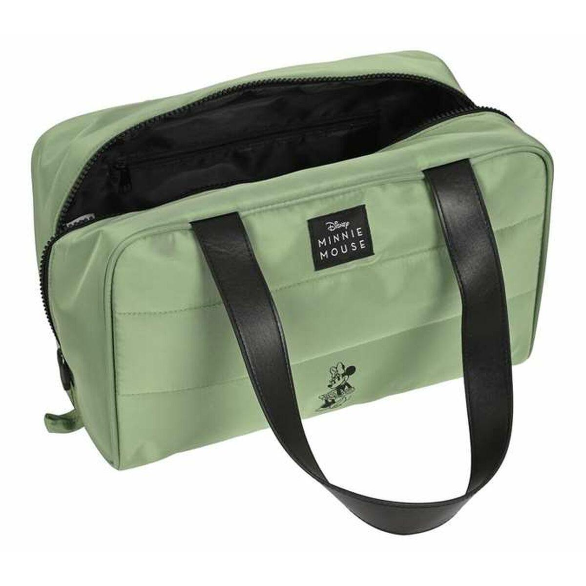 Neceser Escolar Minnie Mouse Mint shadow Verde militar 31 x 14 x 19 cm