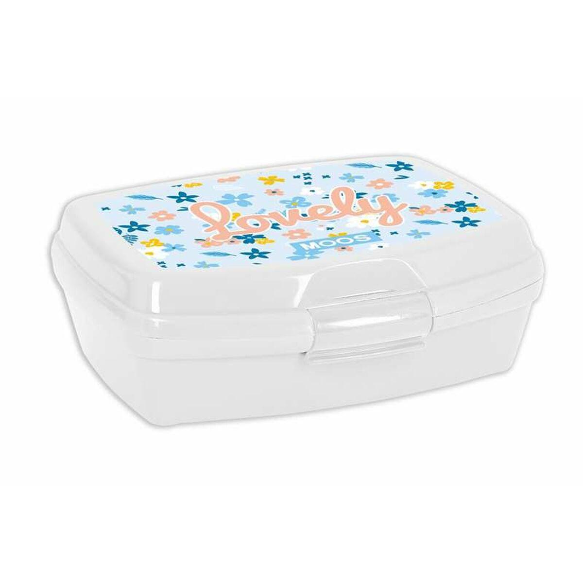 Fiambrera para Sandwich Moos Lovely Azul claro 17 x 6 x 14 cm