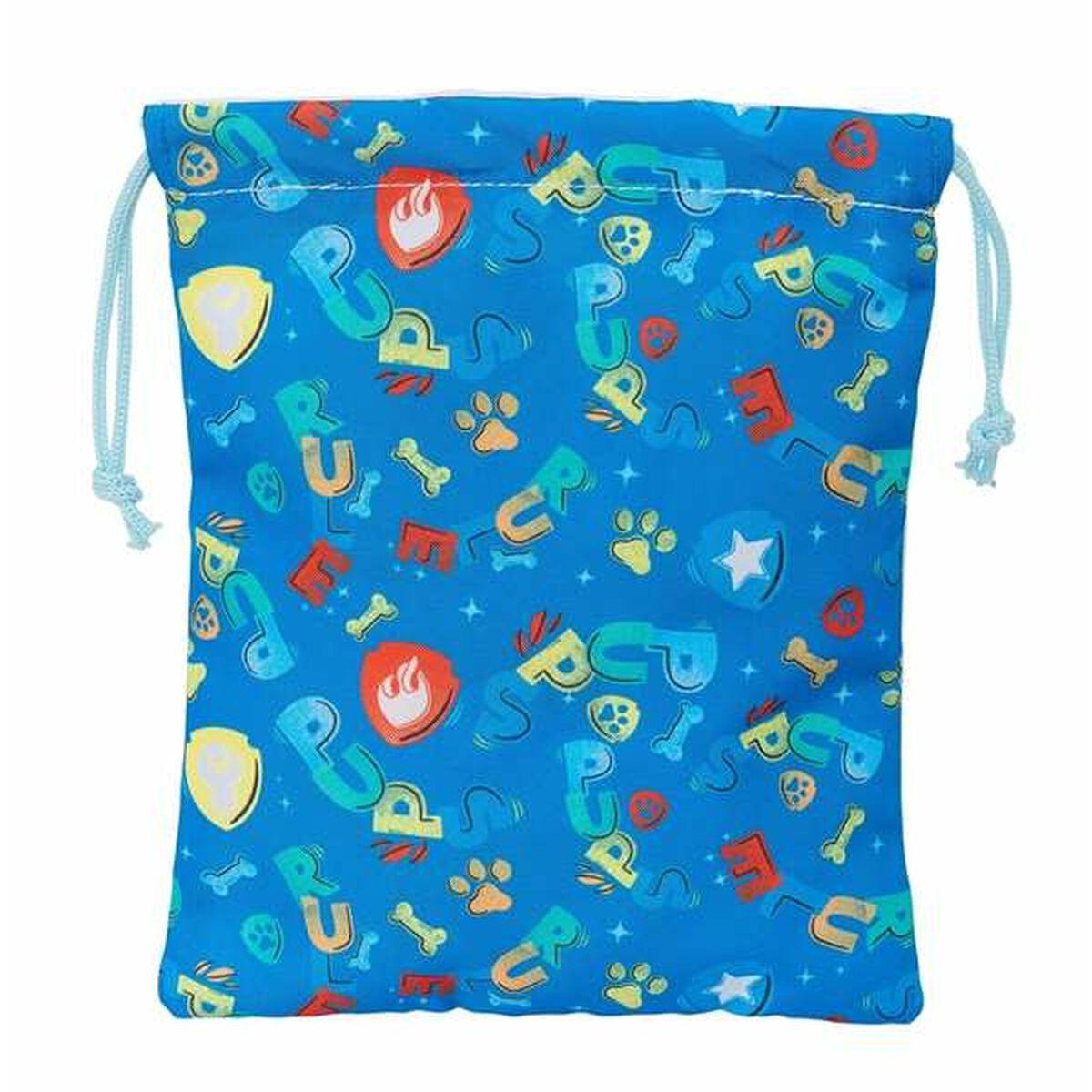 Bolsito de Merienda The Paw Patrol Pups Rule Azul 20 x 25 cm