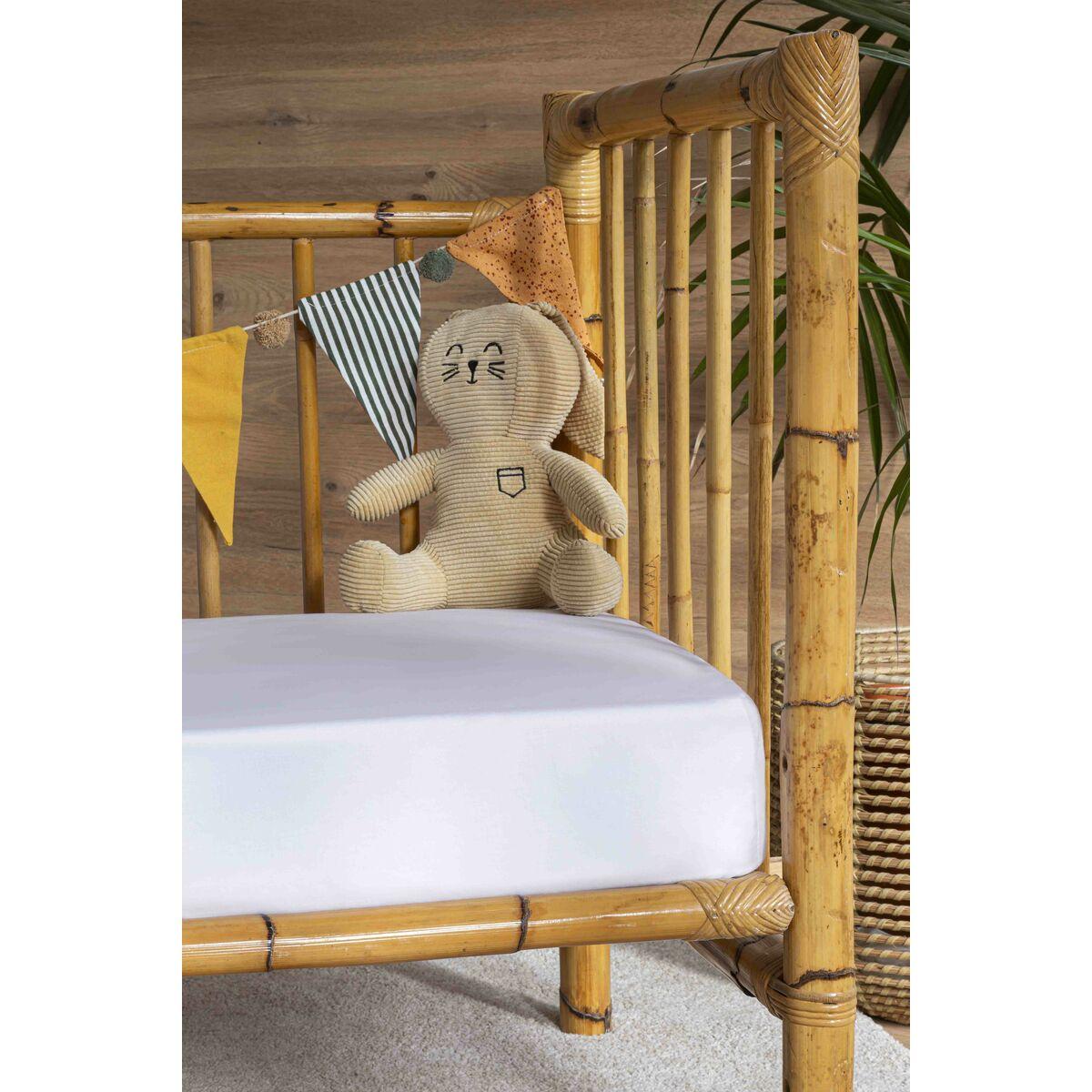 Sábana Bajera Ajustable Mi bollito 1 x 70 x 140 cm Algodón orgánico 2 Unidades