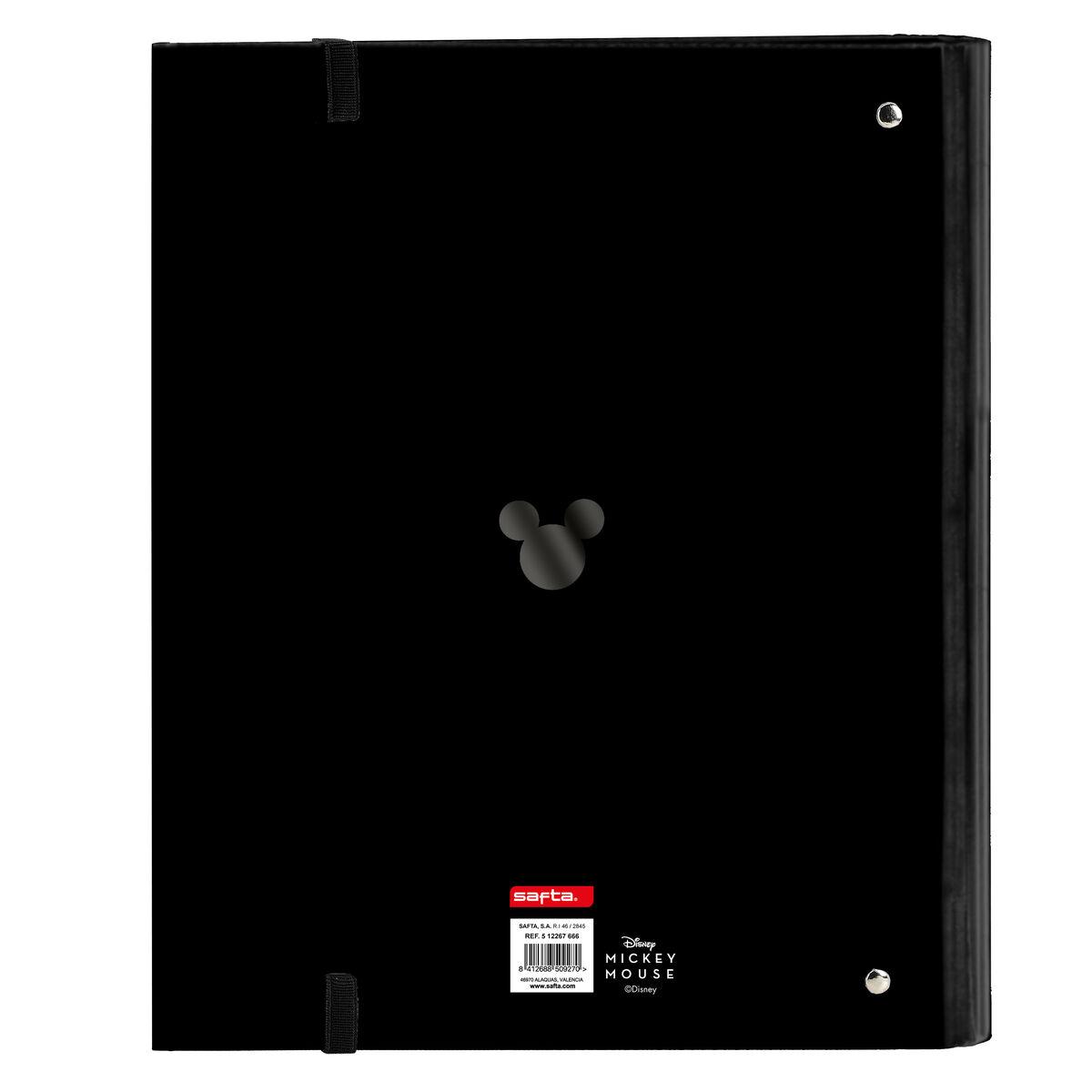 Carpeta de anillas Mickey Mouse Negro