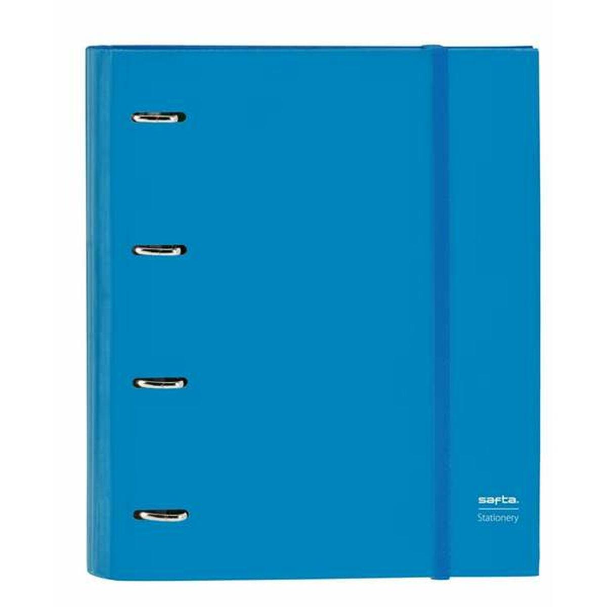 Carpeta de anillas Safta Azul