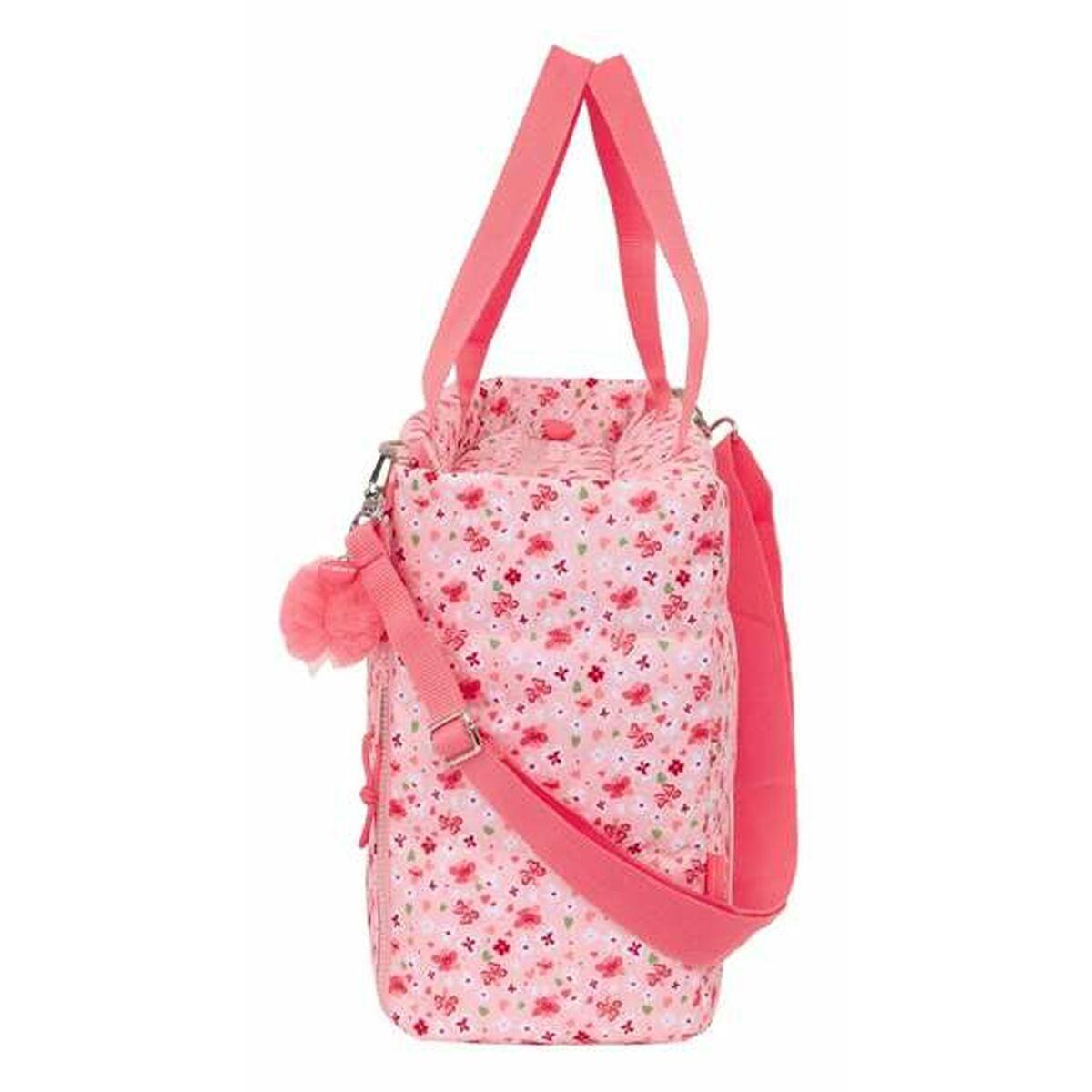 Bolso con bolsillo para Portátil Vicky Martín Berrocal In Bloom Rosa 40 x 31 x 17 cm