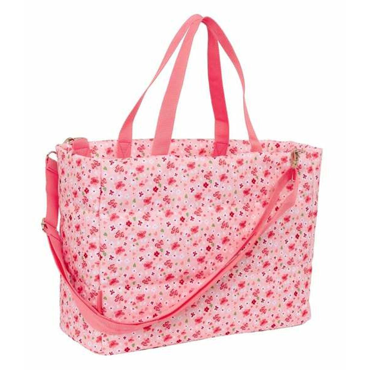 Bolso con bolsillo para Portátil Vicky Martín Berrocal In Bloom Rosa 40 x 31 x 17 cm