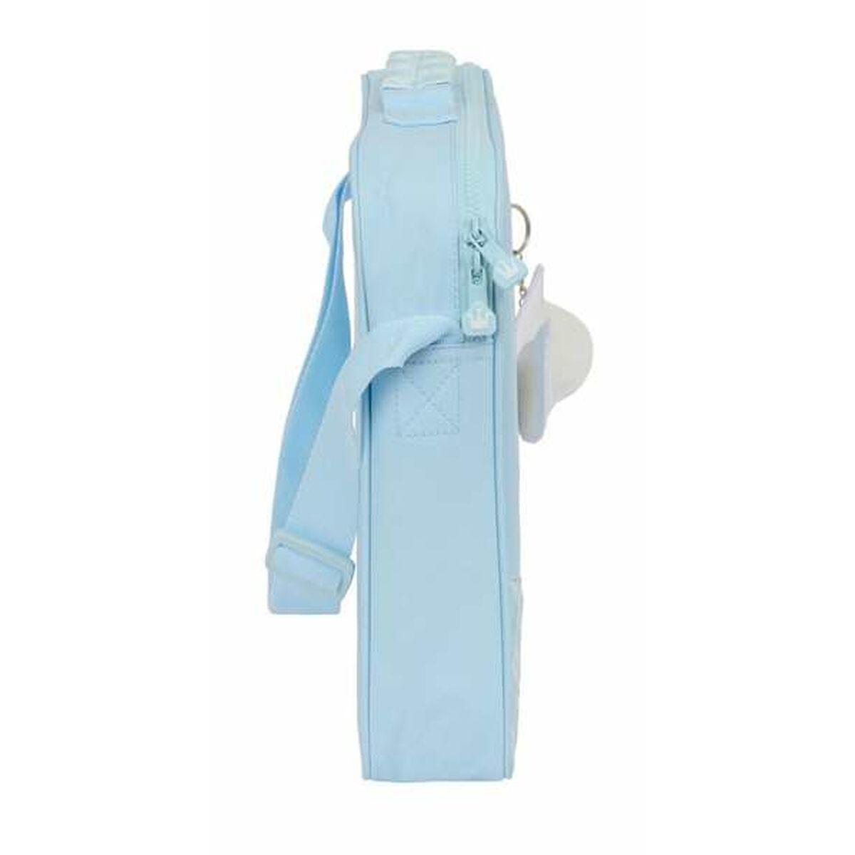 Cartera Escolar Glowlab Kids Cisnes Azul claro 38 x 28 x 6 cm