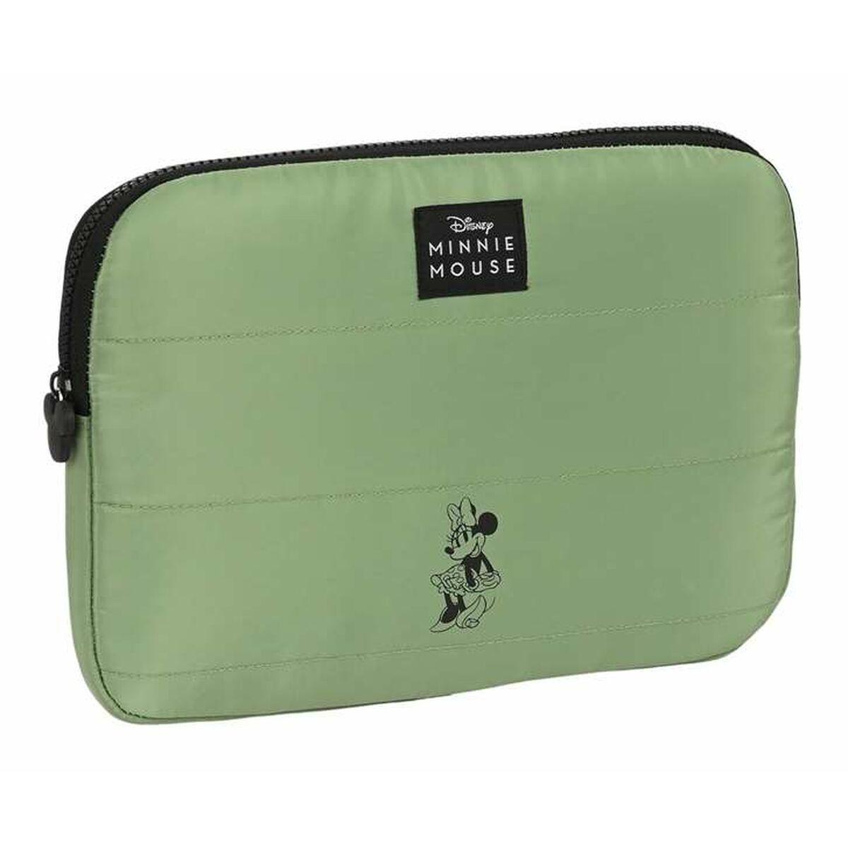 Funda para Portátil Minnie Mouse Mint shadow Verde militar 27 x 2 x 20 cm