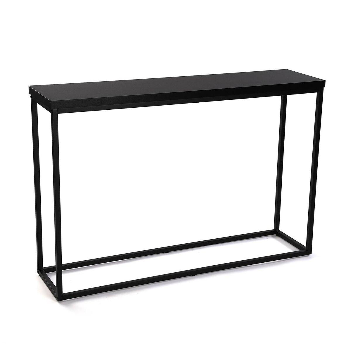 Consola Versa Negro Metal 30 x 80 x 120 cm