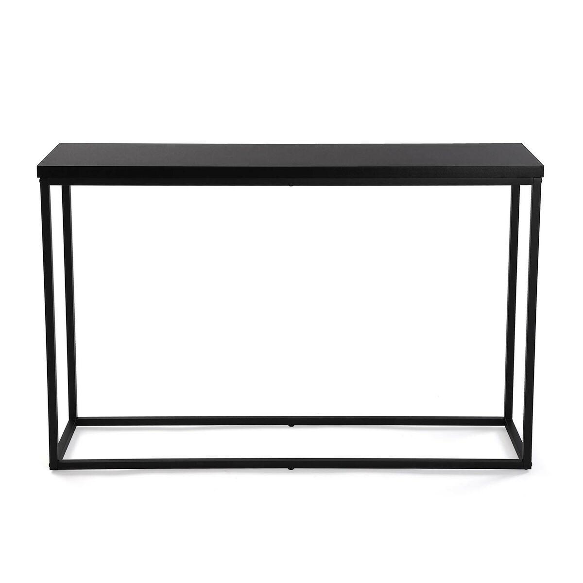 Consola Versa Negro Metal 30 x 80 x 120 cm