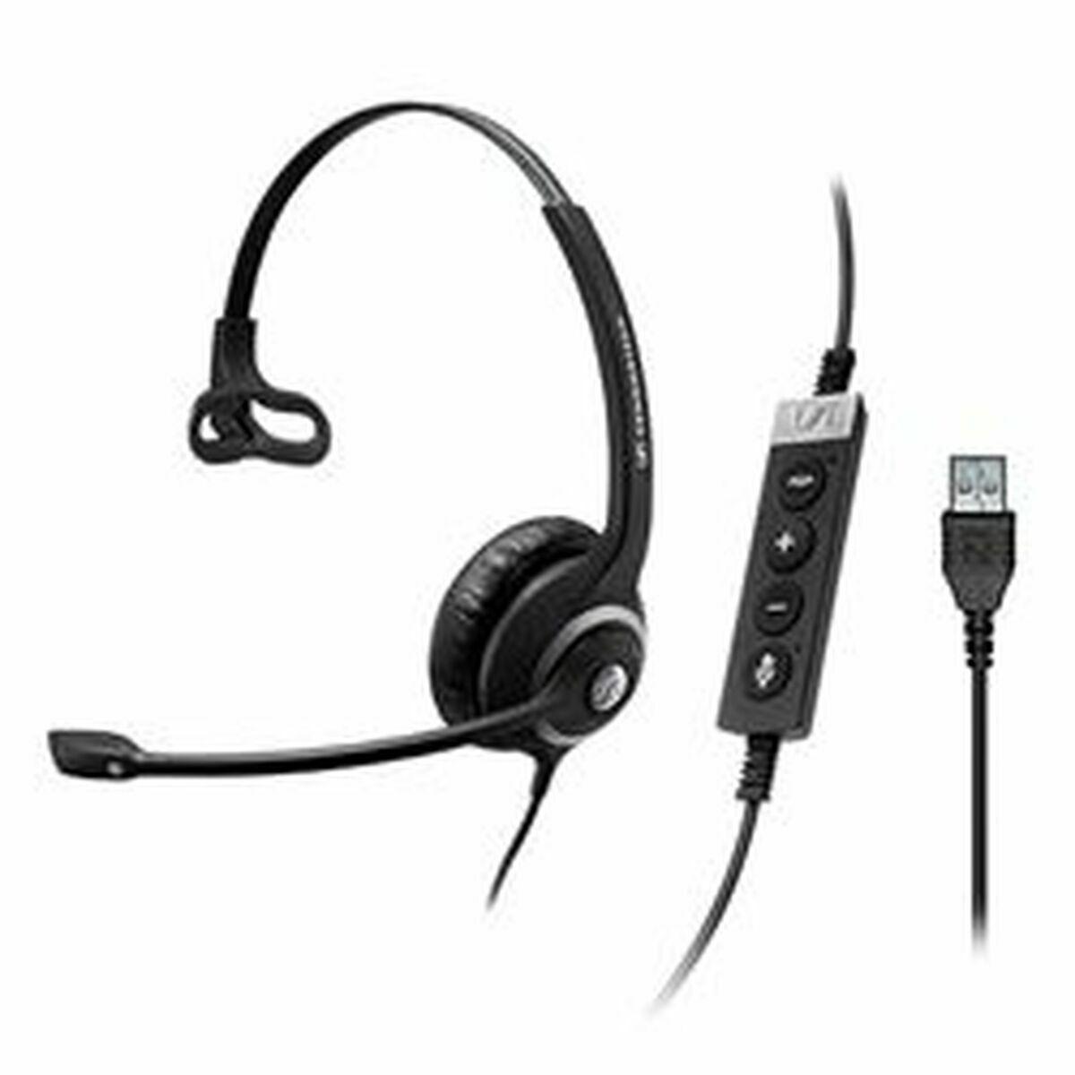 Auriculares con Micrófono Epos 506482 Negro