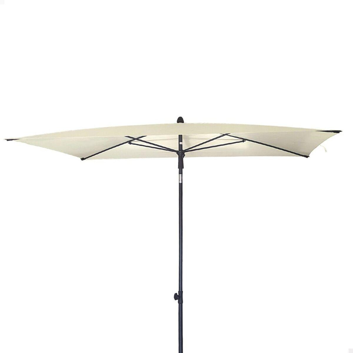 Sombrilla Aktive Crema Acero 200 x 230 x 125 cm