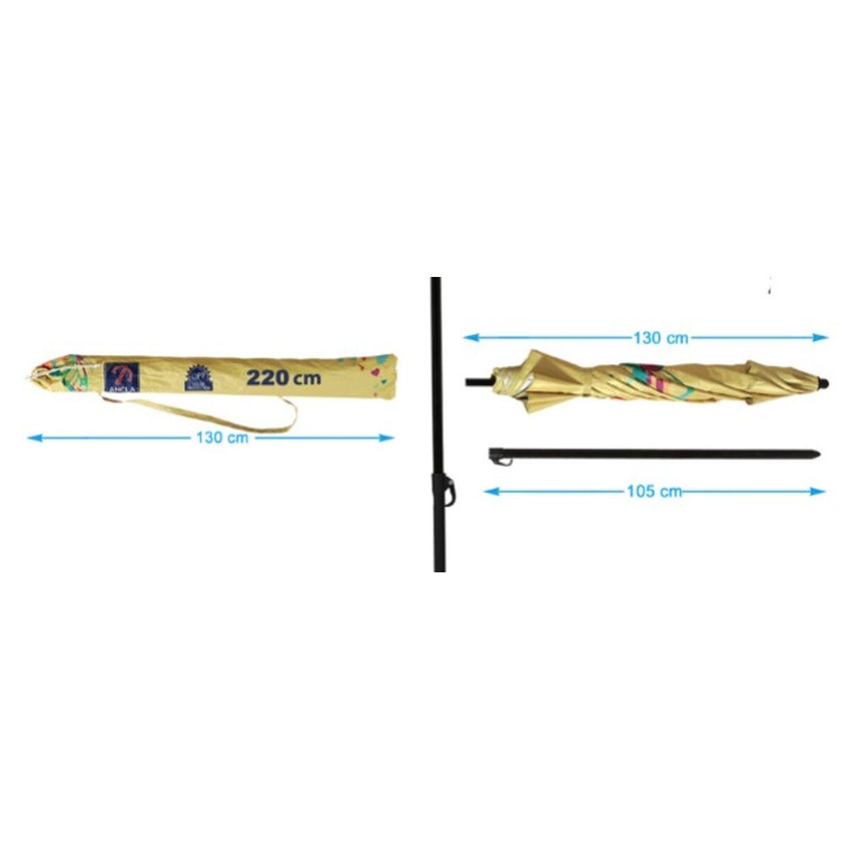 Sombrilla Amarillo 220 cm UPF 50+
