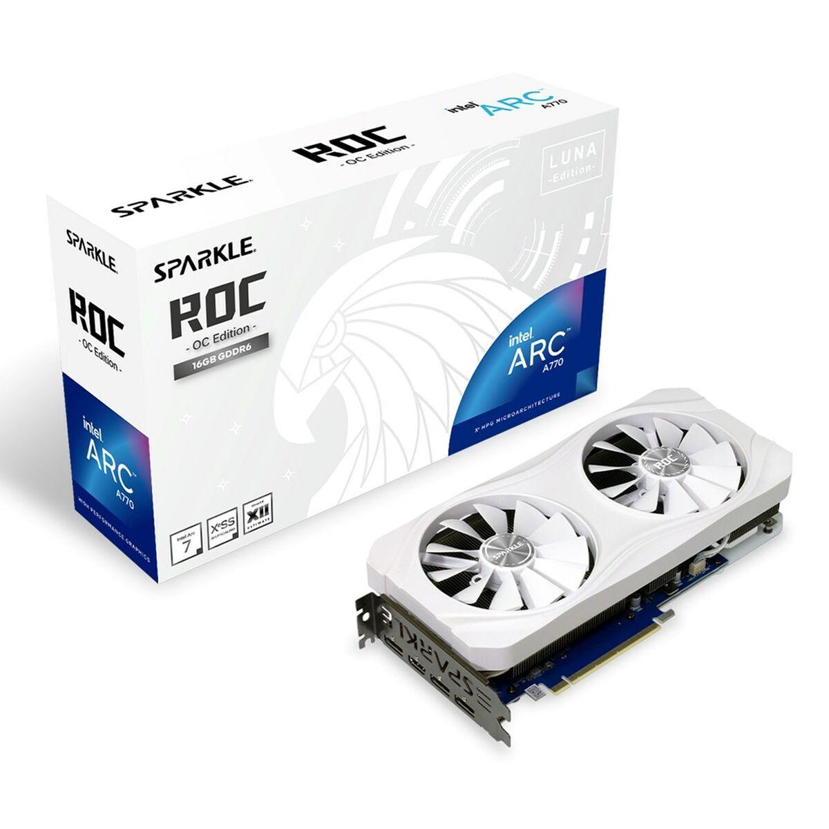 Tarjeta Gráfica Sparkle 1A1-S00413400G Intel ARC A770 ROC LUNA 16 GB GDDR6
