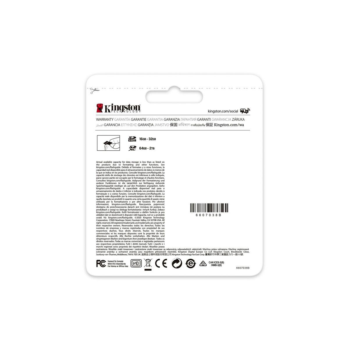 Tarjeta de Memoria SD Kingston Canvas Go! Plus 128 GB