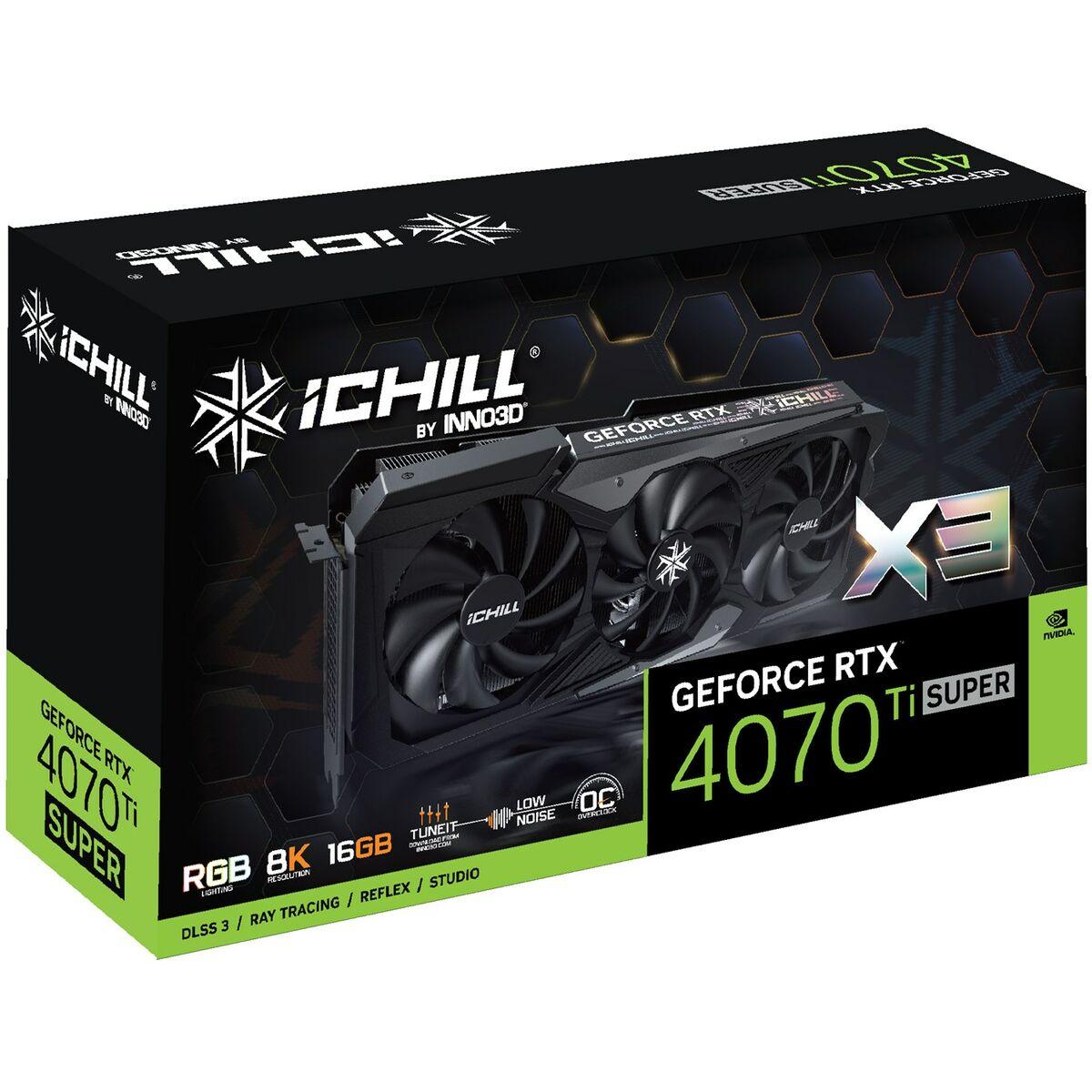 Tarjeta Gráfica INNO3D C407TS3-166XX-186148H GeForce RTX 4070 Ti 16 GB GDDR6X