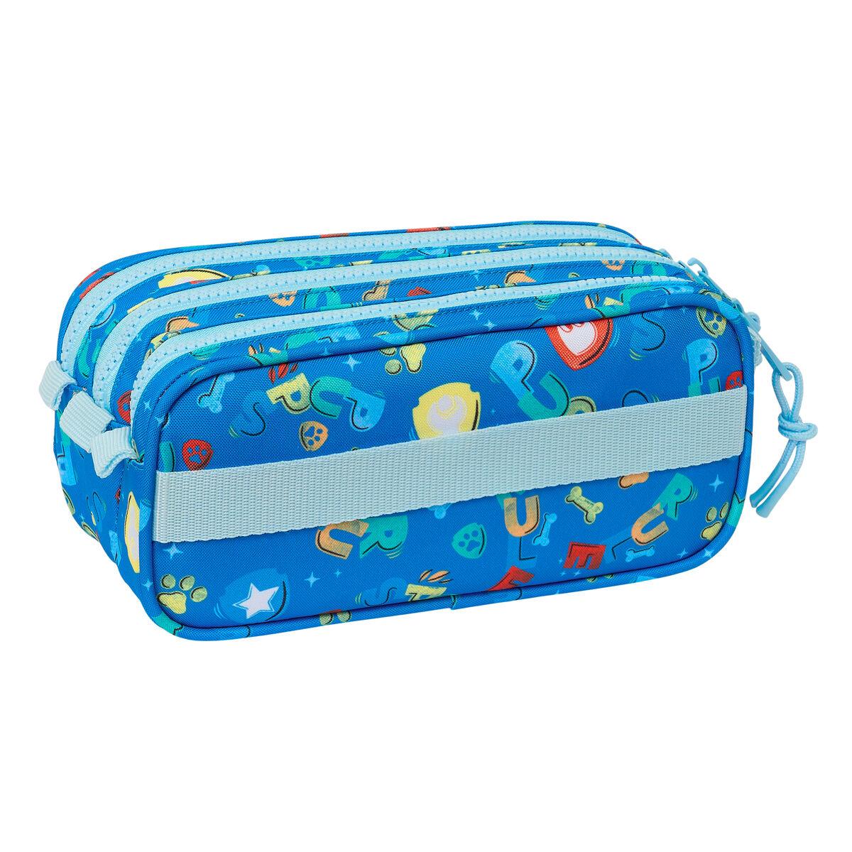 Portatodo Triple The Paw Patrol Pups rule Azul 21,5 x 10 x 8 cm