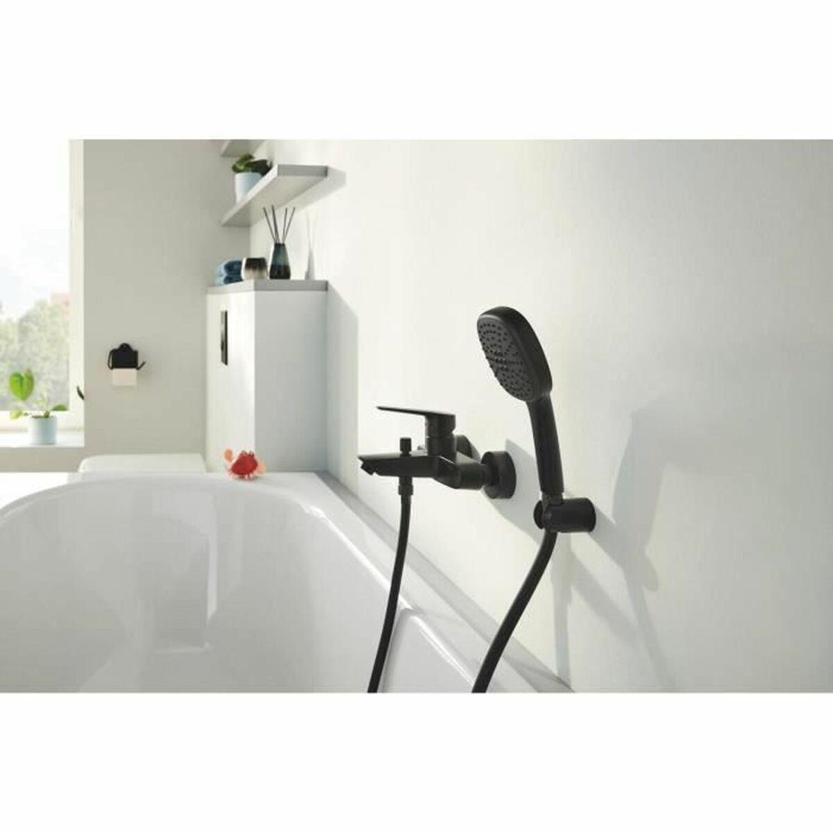 Alcachofa de Ducha Grohe Negro Negro mate Silicona ABS