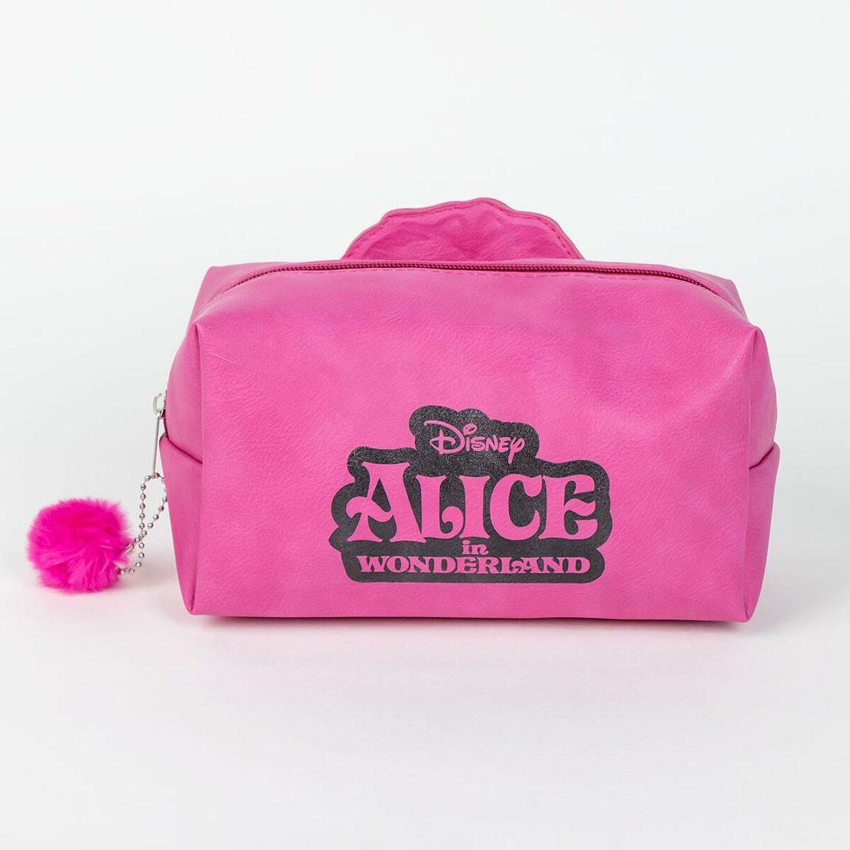 Neceser de Viaje Disney Cheshire Cat Rosa 100 % poliéster 23 x 13 x 9 cm
