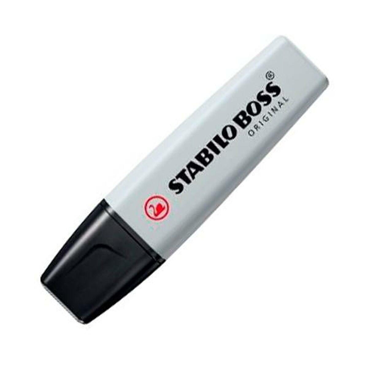 Subrayador Stabilo Gris (10 Unidades)
