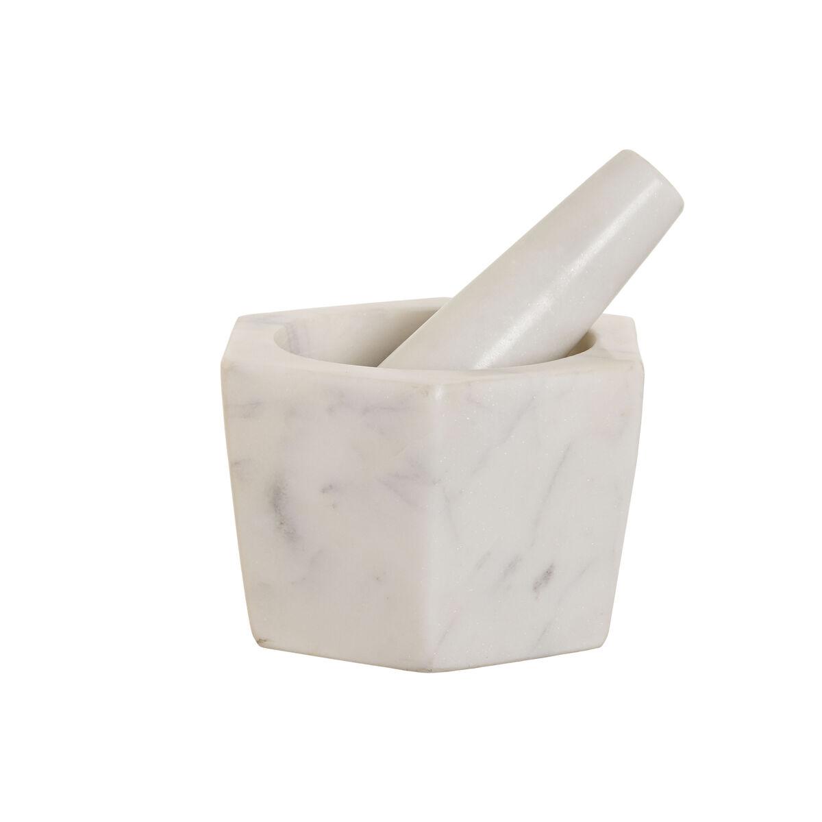 Mortero de cocina Home ESPRIT Mármol 12,5 x 12,5 x 8 cm