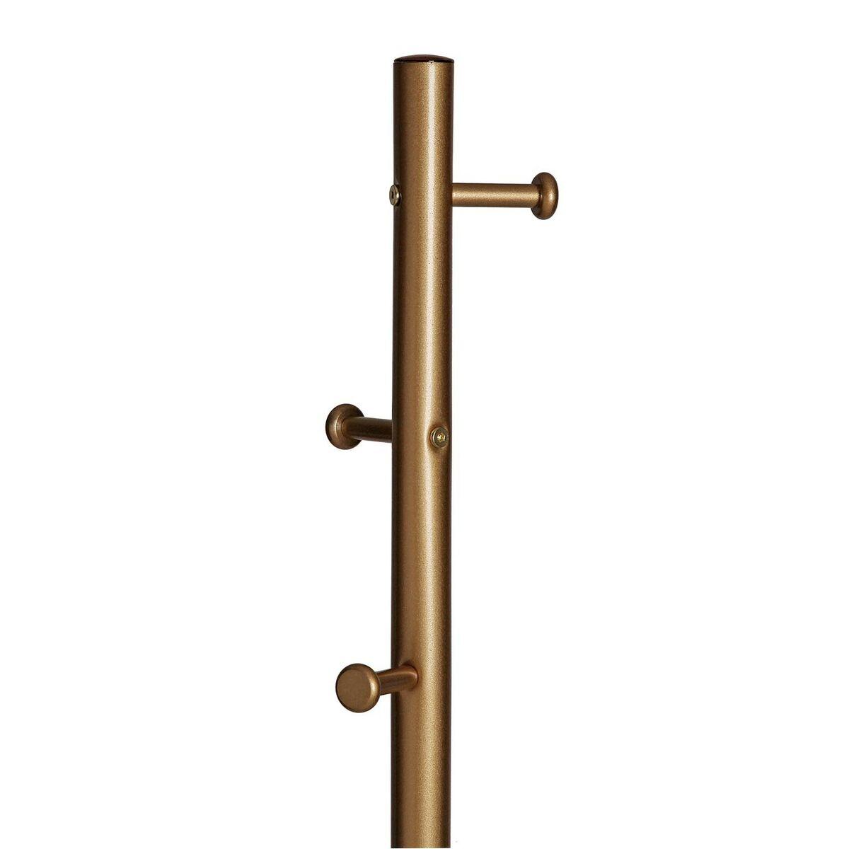 Versa Perchero de Pie Versa Dorado Metal 28 x 174 x 28 cm