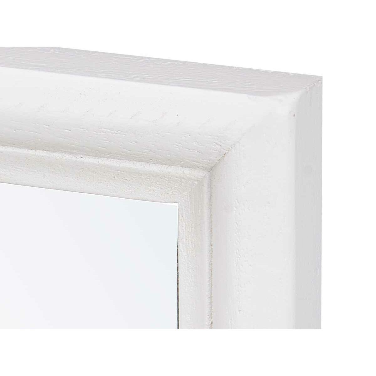 Espejo de pared Blanco Madera Vintage