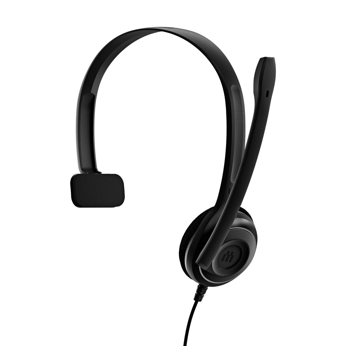 Auriculares con Micrófono Epos PC7 Negro